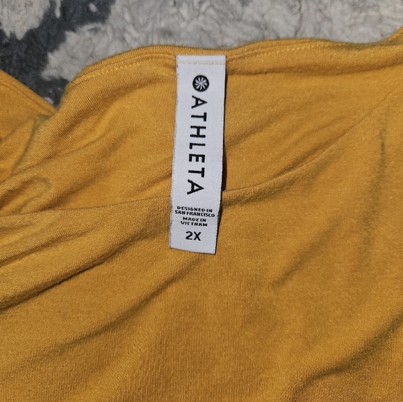 Athleta Santorini Stretchy Cotton Mini Dress 2xl - Picture 5 of 7